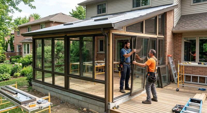 Sunroom Installation project example